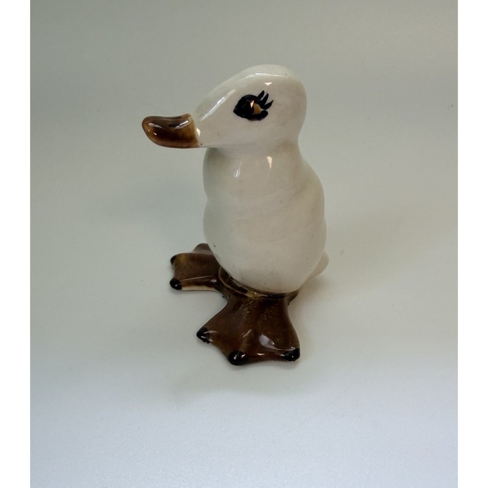 Vintage Italy Ceramic Duck Pottery Handpainted Art Decor Wildlife Bird Animal